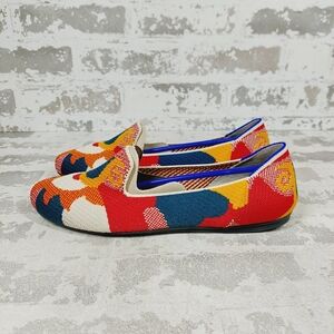 New Rothy's Amber Moroccan Round Toe Slip On Loafers K994